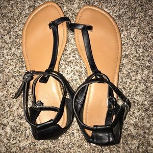 Black & Brown Sandals